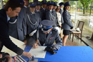 Uroczyste wmurowanie aktu erekcyjnego pod nową siedzibę komendy w Sochaczewie