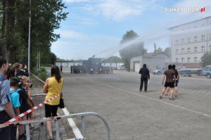 Policjanci oddziału dla dzieci niesłyszących