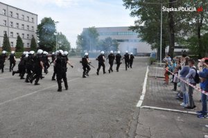 Policjanci oddziału dla dzieci niesłyszących