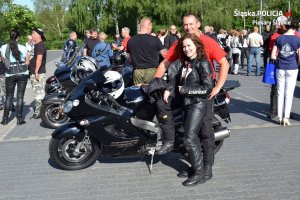Charytatywny rajd motocyklowy policjantów