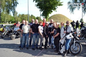 Charytatywny rajd motocyklowy policjantów