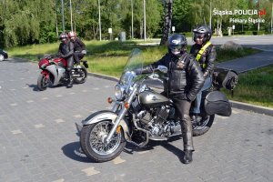 Charytatywny rajd motocyklowy policjantów