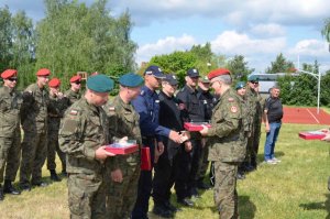 Policjanci na zawodach Żandarmerii Wojskowej