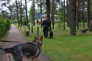 Policjanci na zawodach Żandarmerii Wojskowej