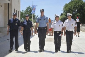 polscy i chorwaccy policjanci