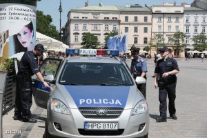 Włoscy policjanci patrolują ulice polskich miast