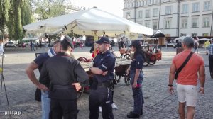 Włoscy policjanci patrolują ulice polskich miast