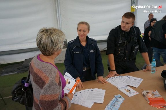 Bielscy policjanci na „Senioraliach Wojewódzkich”