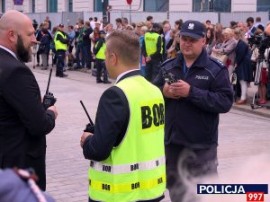 Fotorelacja z zabezpieczenia wizyty pary książecej w Warszawie