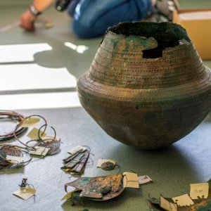 Odzyskane drogocenne skarby z epoki żelaza