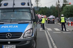 Policyjne zabezpieczenie Pucharu Świata w skokach narciarskich w Wiśle