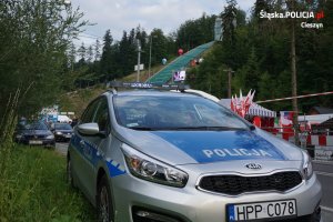 Policyjne zabezpieczenie Pucharu Świata w skokach narciarskich w Wiśle