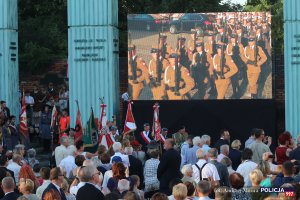 Uroczysta Polowa Msza święta i Apel Poległych podczas obchodów 73. rocznicy Powstania Warszawskiego