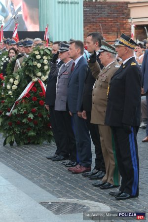 Uroczysta Polowa Msza święta i Apel Poległych podczas obchodów 73. rocznicy Powstania Warszawskiego