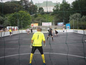 Reprezentacja Policji na turnieju ku pamięci Maćka Kozłowskiego