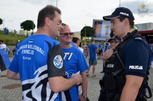 Policyjne zabezpieczenie Lotto Eurovolley Poland 2017