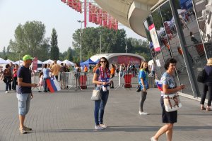 Krakowscy policjanci zabezpieczają Lotto Eurovolley Poland 2017