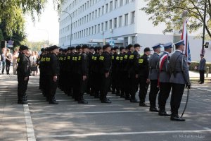 Uroczyste ślubowanie nowo przyjętych policjantów