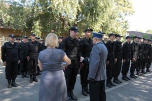 Uroczyste ślubowanie nowo przyjętych policjantów