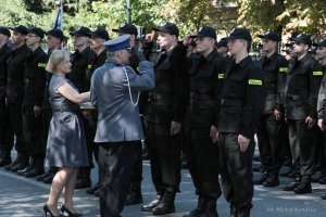 Uroczyste ślubowanie nowo przyjętych policjantów