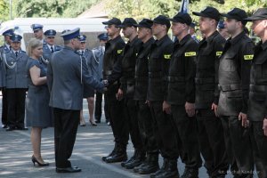 Uroczyste ślubowanie nowo przyjętych policjantów