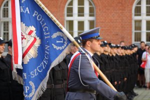 Uroczyste ślubowanie nowo przyjętych policjantów