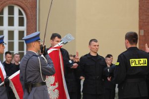 Uroczyste ślubowanie nowo przyjętych policjantów