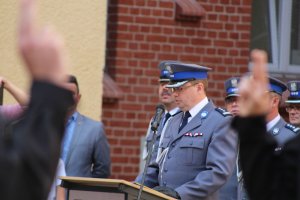 Uroczyste ślubowanie nowo przyjętych policjantów