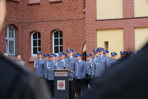 Uroczyste ślubowanie nowo przyjętych policjantów