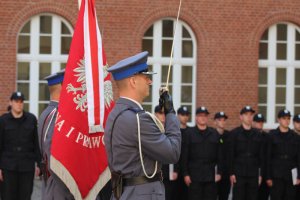 Uroczyste ślubowanie nowo przyjętych policjantów