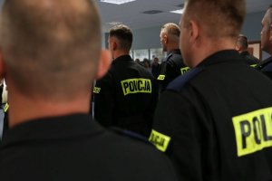 Ślubowanie nowo przyjętych policjantów