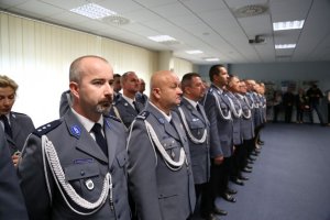 Ślubowanie nowo przyjętych policjantów