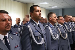 Ślubowanie nowo przyjętych policjantów