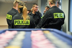 Ślubowanie nowo przyjętych policjantów