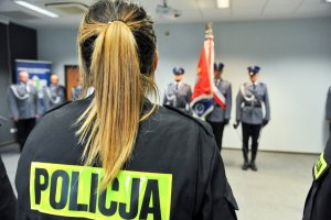 Ślubowanie nowo przyjętych policjantów