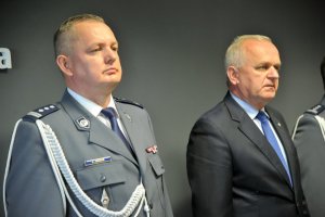 Ślubowanie nowo przyjętych policjantów