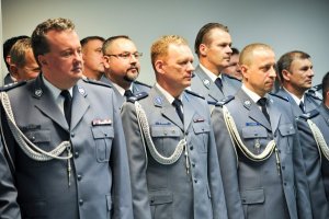 Ślubowanie nowo przyjętych policjantów