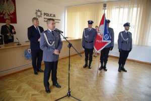 Ślubowanie nowo przyjętych policjantów