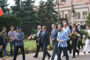 Uroczystość uczczenia pamięci pomordowanych w katowni UB