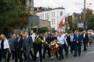 Uroczystość uczczenia pamięci pomordowanych w katowni UB