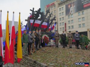 Uroczystości przy pomniku Poległym i Pomordowanym na Wschodzie