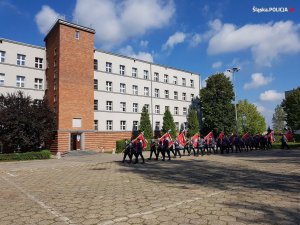 szkolenie z ceremoniału policyjnego