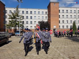 szkolenie z ceremoniału policyjnego