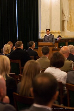 uroczystość z okazji 60-lecia powstania Laboratorium Kryminalistycznego KWP w Krakowie