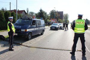 Policjanci podczas ćwiczeń