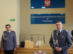 uroczystość powołania na stanowisko Komendanta Wojewódzkiego Policji w Poznaniu