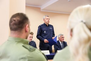 uczestnicy konferencji „Funkcjonariusz jako podmiot praw człowieka”