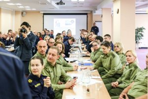 uczestnicy konferencji „Funkcjonariusz jako podmiot praw człowieka”