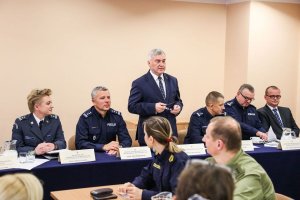 uczestnicy konferencji „Funkcjonariusz jako podmiot praw człowieka”