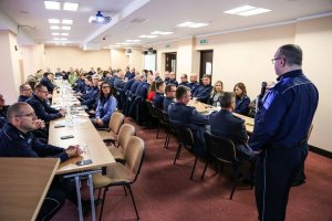 uczestnicy konferencji „Funkcjonariusz jako podmiot praw człowieka”